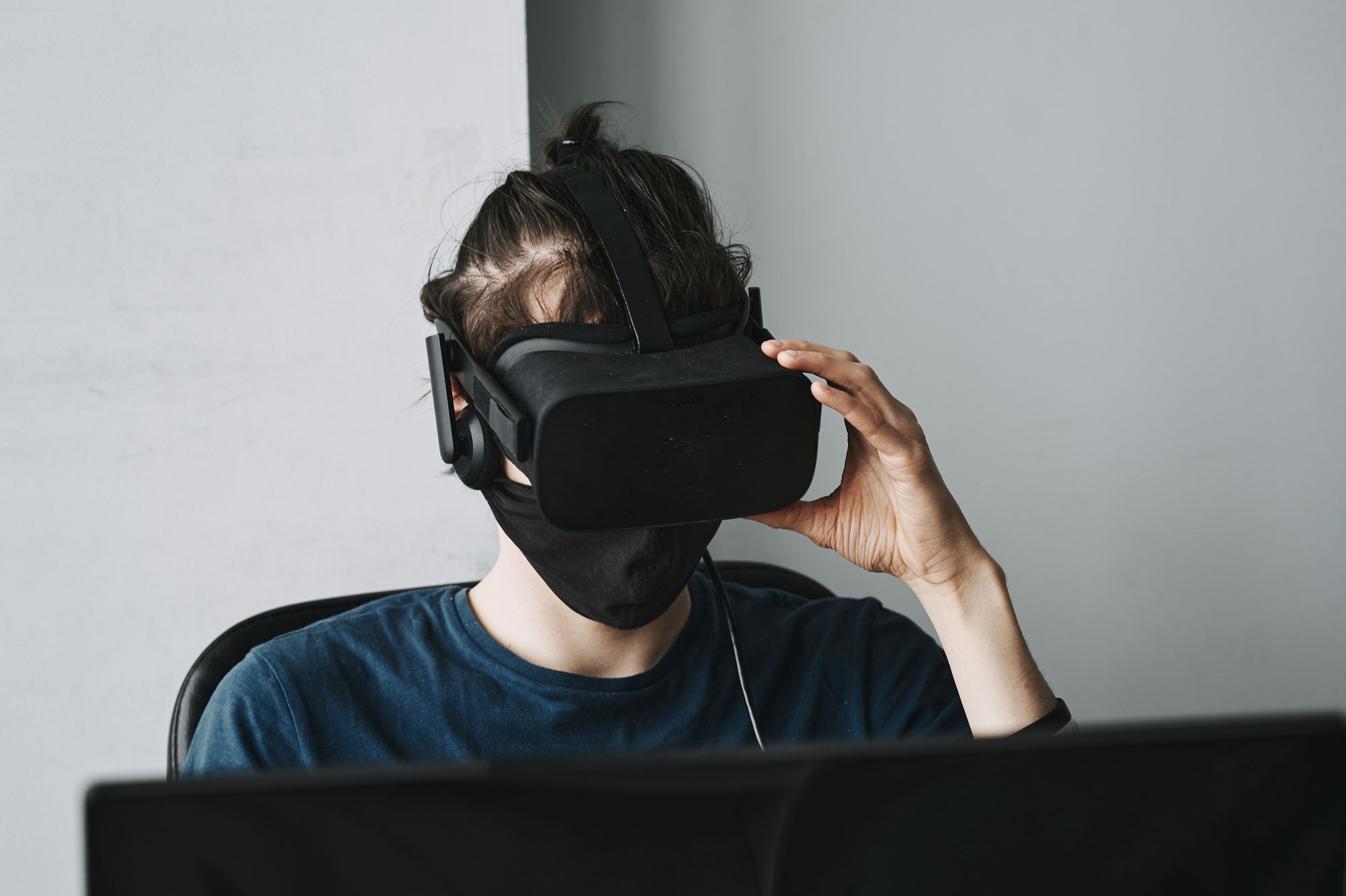 Person using a VR with OpenAI Text To Speech